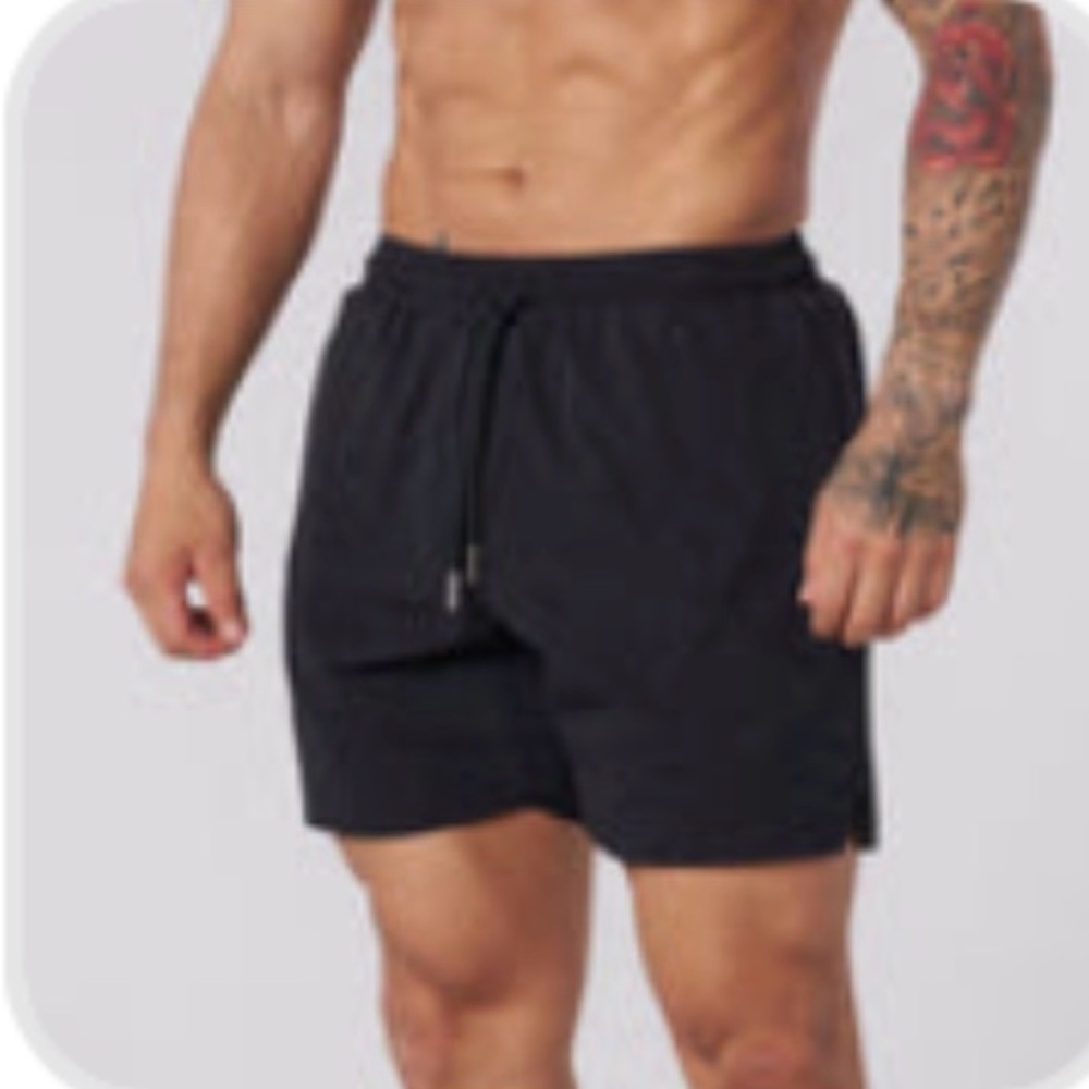 YoungLA Prestige Athletic Black Shorts Men’s Size Small EUC - Picture 9 of 10